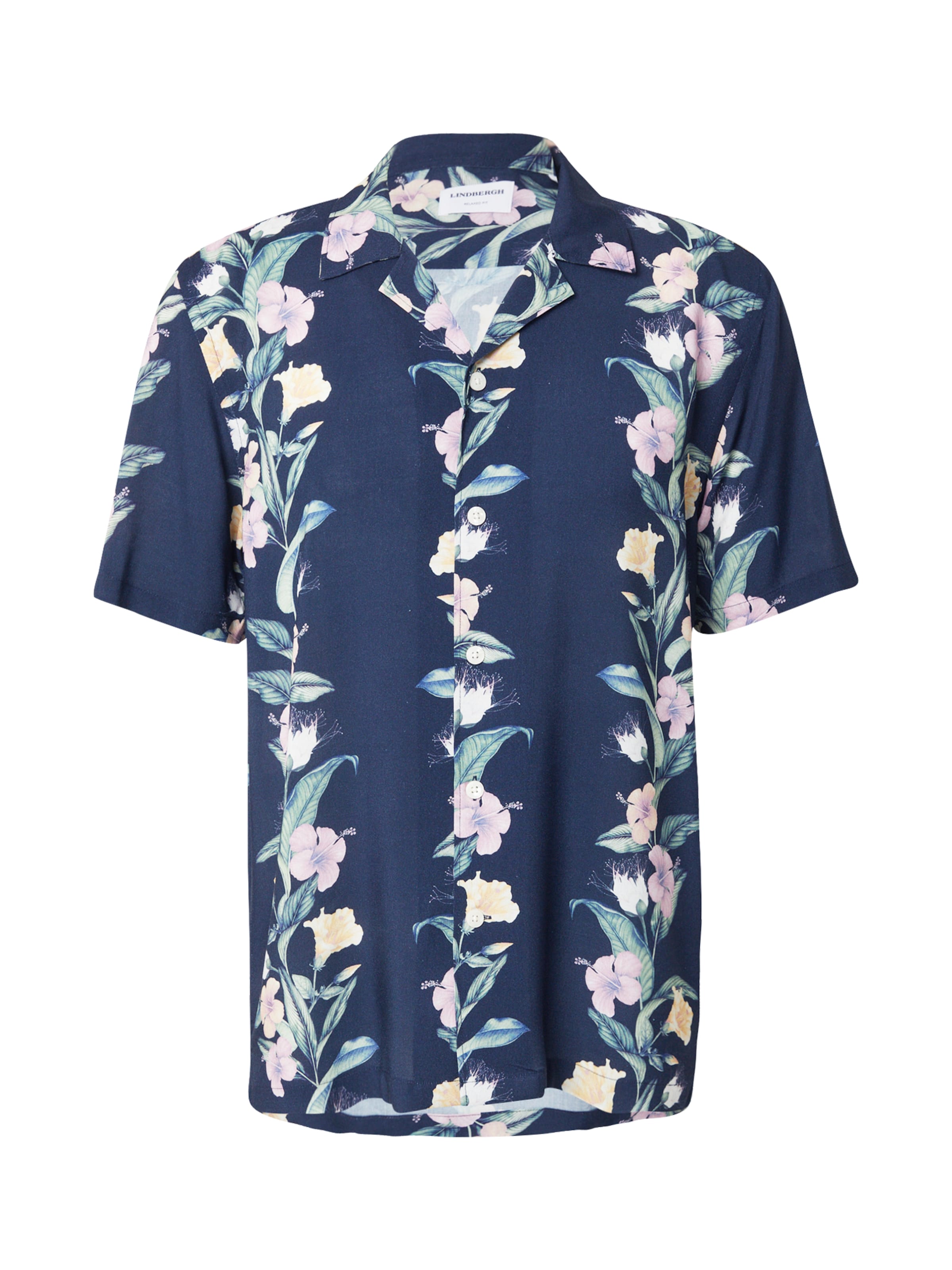 Lindbergh Regular fit Πουκάμισο &#x27;Resort&#x27; σε μπλε: μπροστά