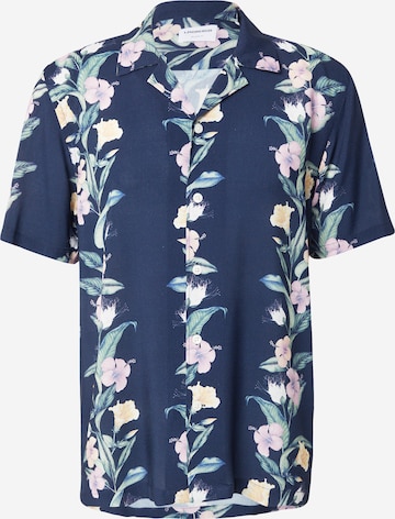 Lindbergh Regular Fit Paita 'Resort' värissä sininen: etupuoli