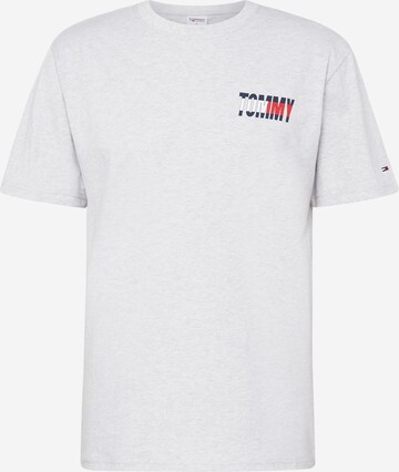 Tommy Jeans T-shirt 'Classic Essential' i grå: framsida