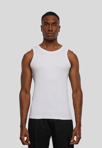 Maillot de corps Urban Classics en blanc : devant