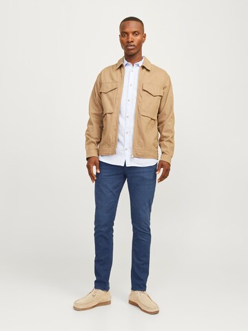 JACK & JONES Slimfit Jeans 'GLENN' in Blau