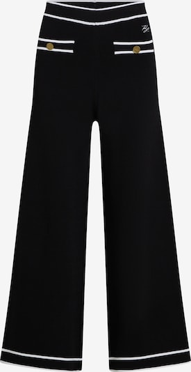 Karl Lagerfeld Housut värissä musta / valkoinen, Tuotenäkymä