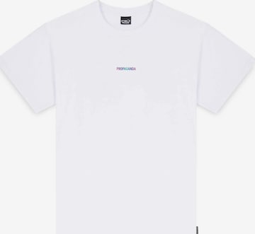 Propaganda Shirt 'Ribs Gradient' in Wit: voorkant