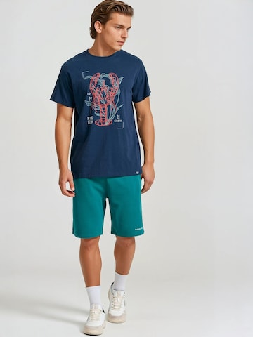 Funky Buddha Loosefit Broek in Groen