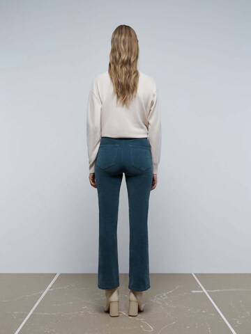 Scalpers Bootcut Kalhoty – modrá
