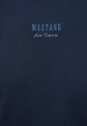 MUSTANG Shirt 'Akron' in Blauw