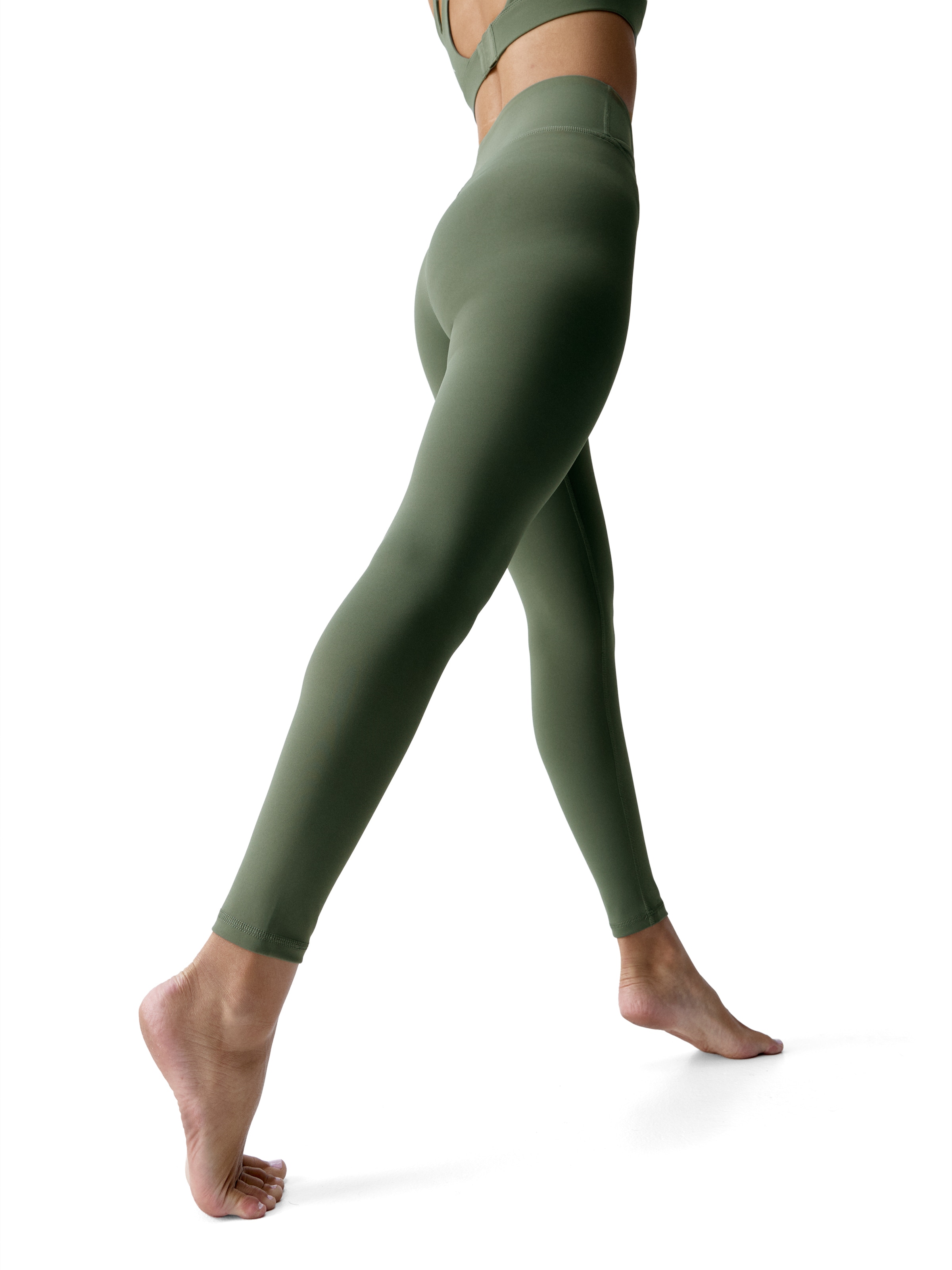Born Skinny Leggings ' Sunrise ' in Green