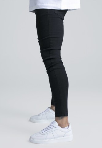 SikSilk Skinny Džíny – černá
