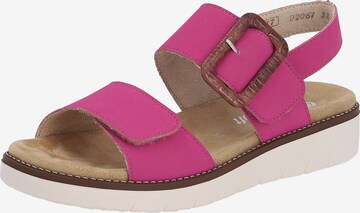 REMONTE Sandals in Pink: front