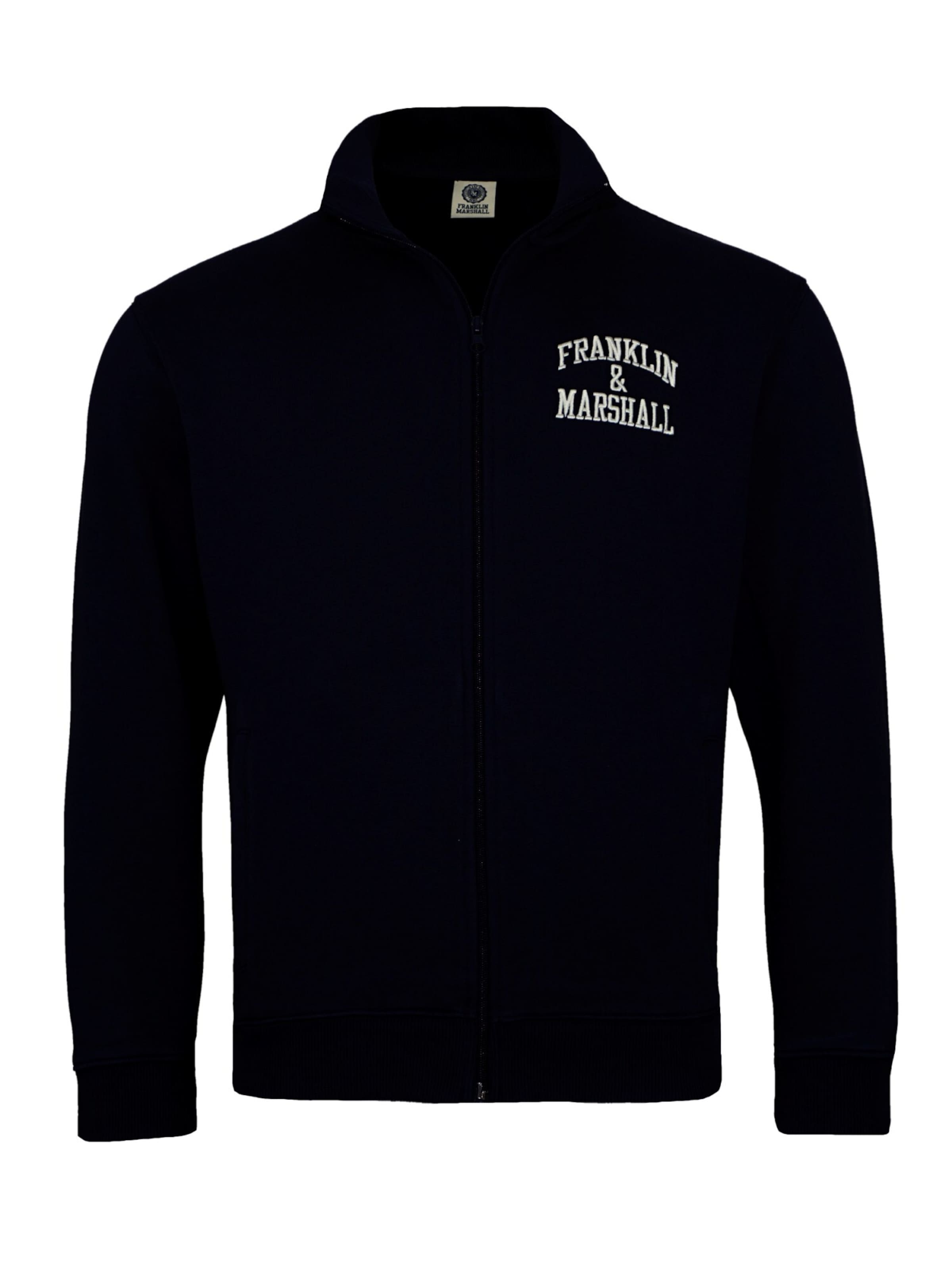 Veste de survêtement FRANKLIN & MARSHALL en noir : devant