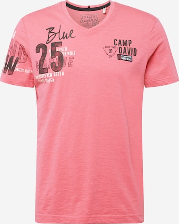 CAMP DAVID Tričko – pink: přední strana