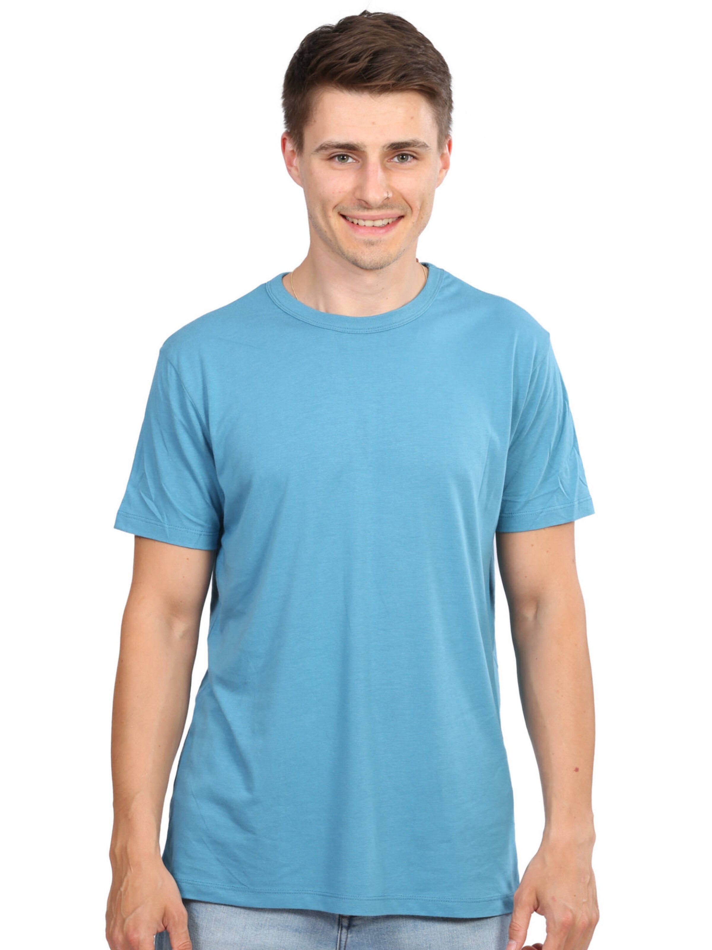 T-Shirt 'Fairwear Bambus' Life-Tree en bleu