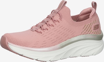 Baskets basses 'D'Lux Walker' SKECHERS en rose : devant