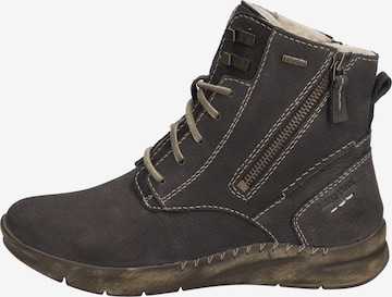 JOSEF SEIBEL Schnürstiefelette 'Conny' in Grau: Vorderseite