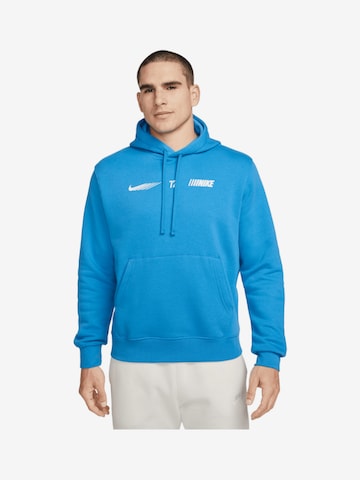 Nike Sportswear Sportsweatshirt in Blauw: voorkant