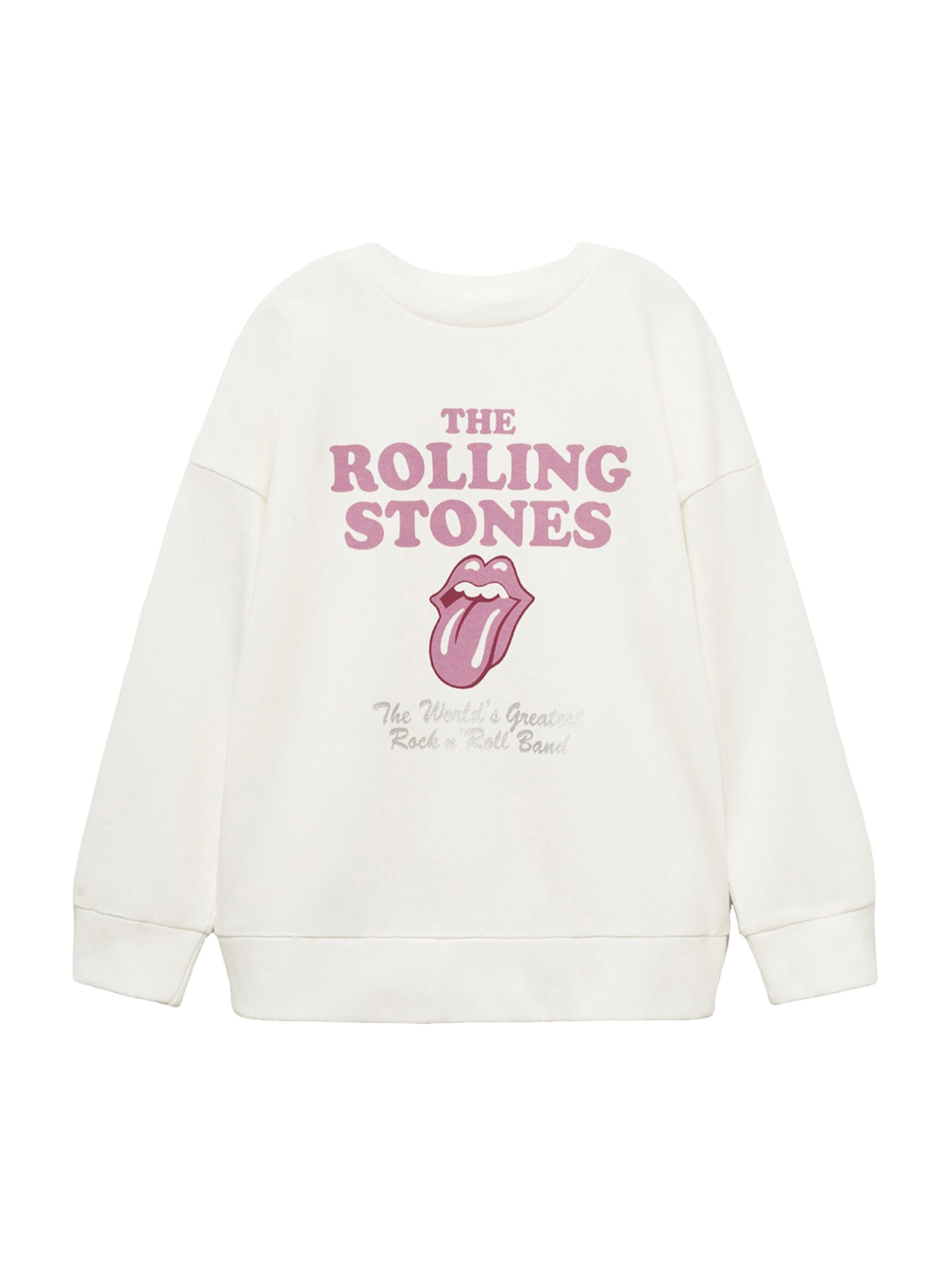 MANGO KIDS Tréning póló 'Rolling' - fehér: elől