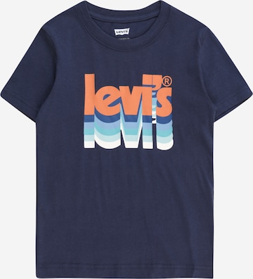 Levi's Kids Shirt 'POSTER' in Blauw: voorkant