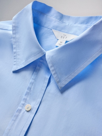 The Set Blouse in Blauw