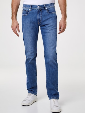 PIERRE CARDIN Slimfit Jeans 'Lyon' in Blauw: voorkant