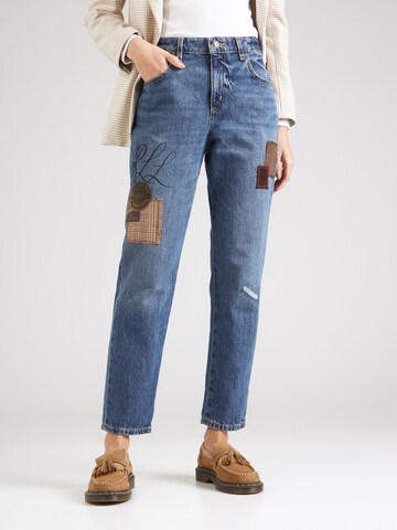 Loosefit Jean Lauren Ralph Lauren en bleu : devant