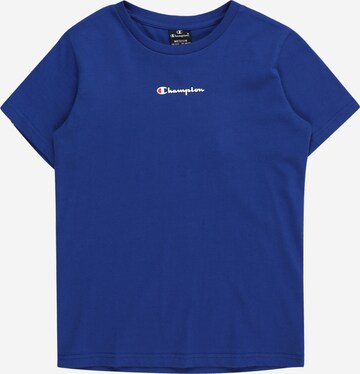 T-Shirt Champion Authentic Athletic Apparel en bleu : devant