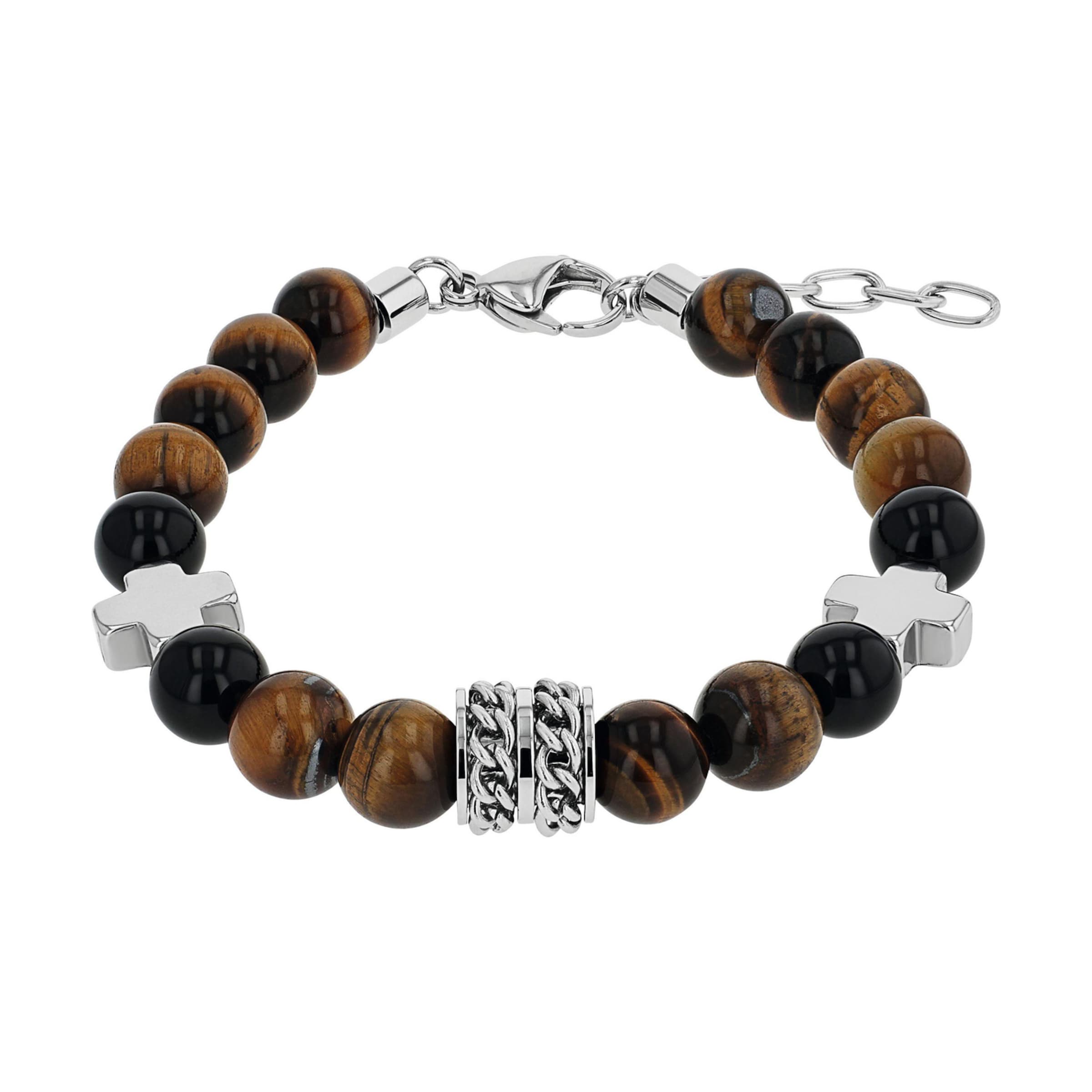 AMOR Bracelet in Brown: front