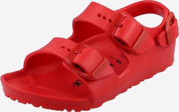 BIRKENSTOCK Sandals & Slippers 'Milano' in Red: front