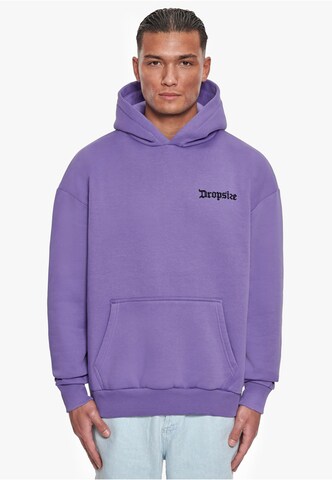 Sweat-shirt Dropsize en violet : devant