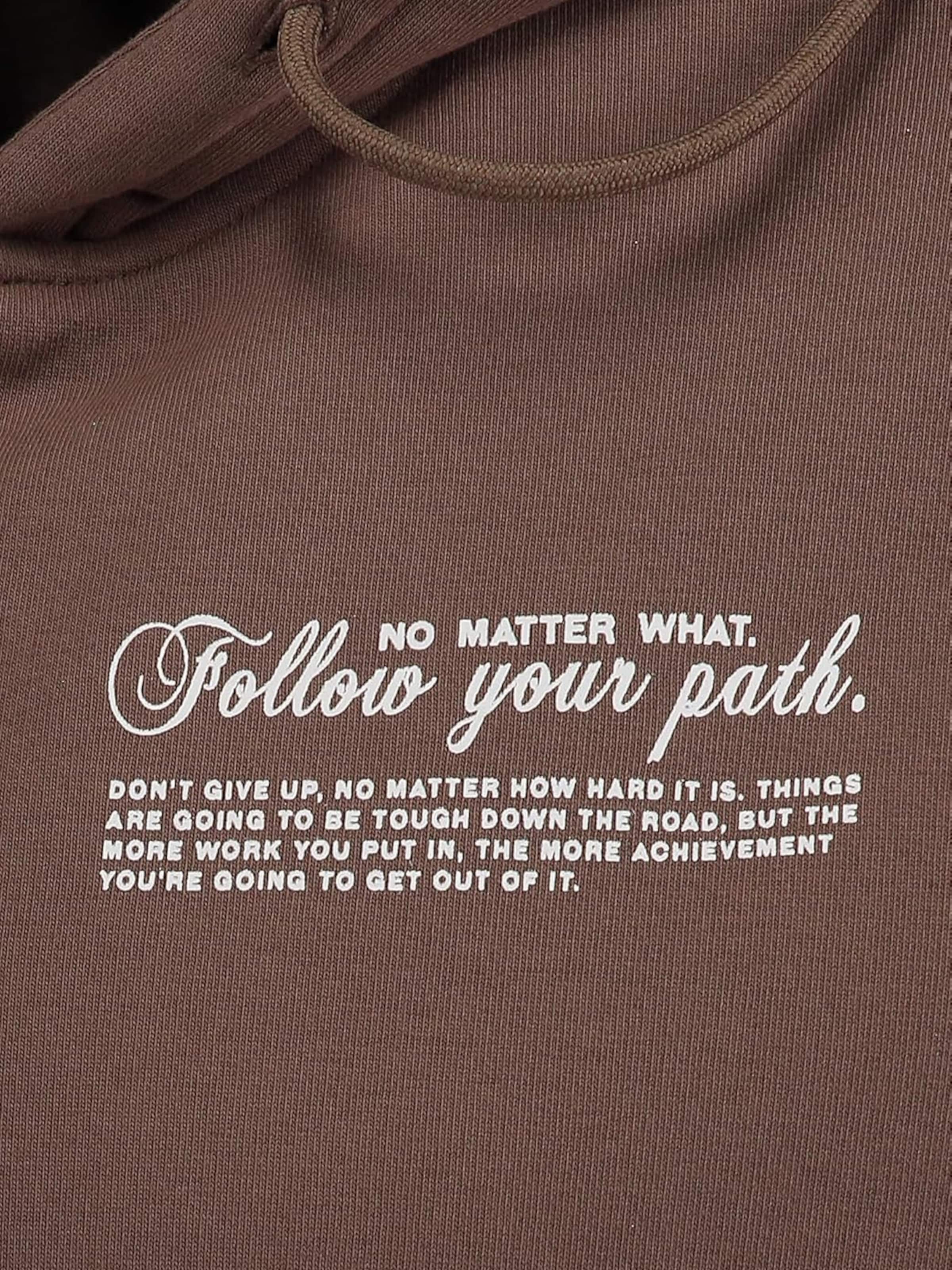 Key Largo Sweatjakke 'Path' i brun