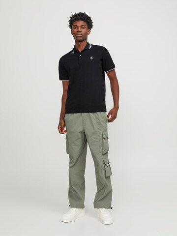 JACK & JONES Poloshirt 'JCOHass' in Schwarz