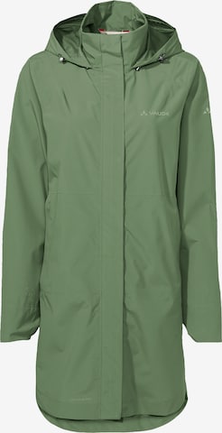 VAUDE Outdoormantel 'Mineo' in Groen: voorkant