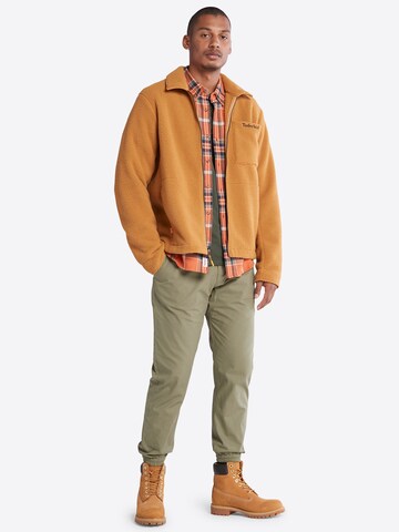 TIMBERLAND Fleecejacke in Braun