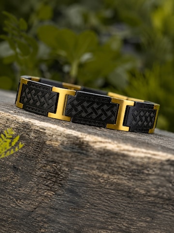 Braccialetto 'BALKSEE' di Holzwerk in nero