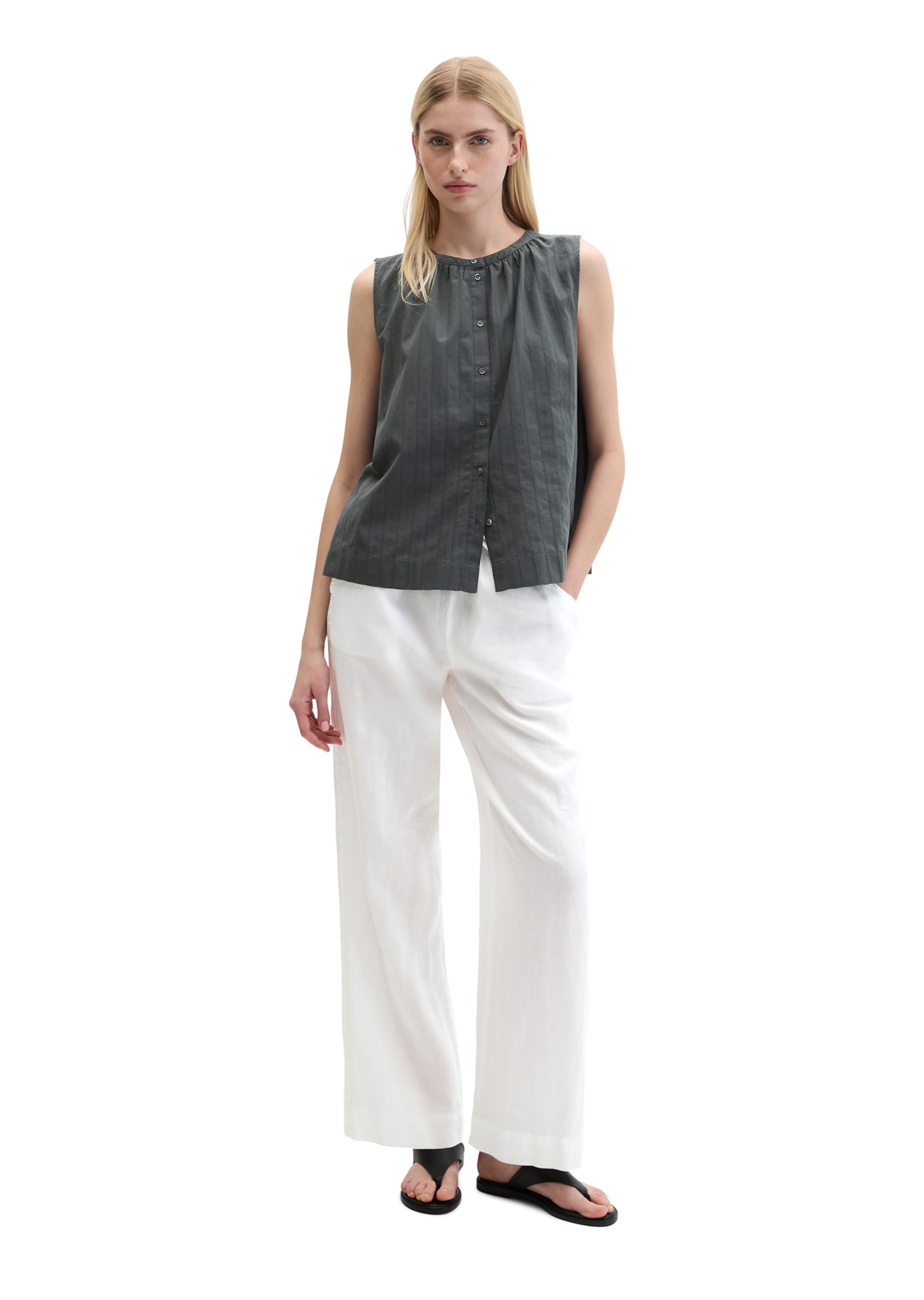 Marc O'Polo Bluse in Grau