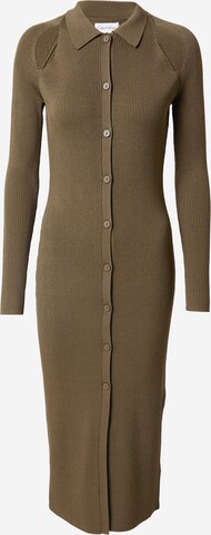 Calvin Klein Knit dress in Brown: front