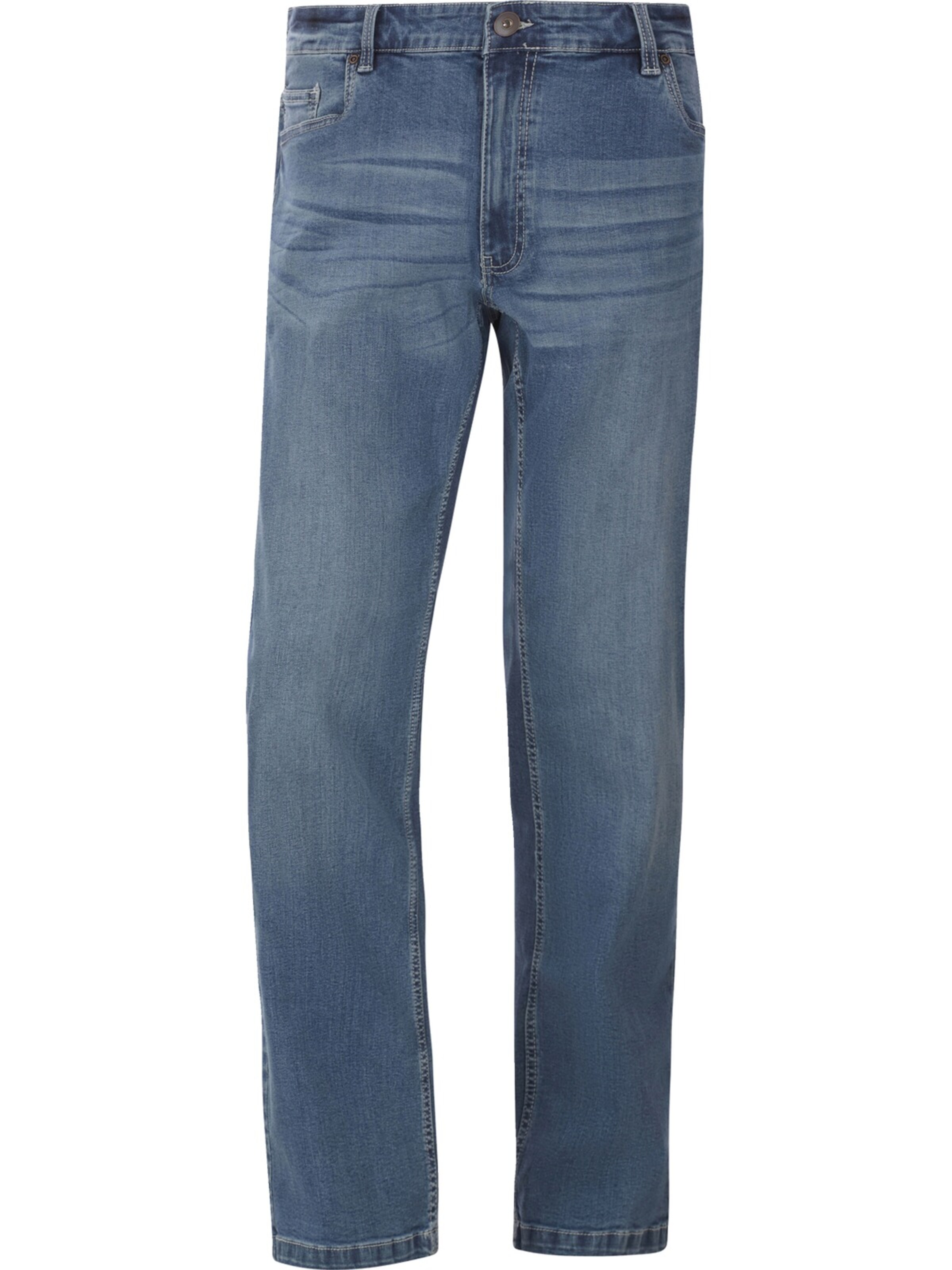 Jan Vanderstorm Loose fit Jeans ' Fjordsen ' in Blue: front