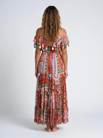 Miss June Kleid 'Robe Longue Liliana'‌‌‌ in Mischfarben