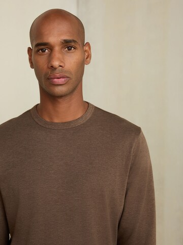 Next Bluser & t-shirts 'Supima®' i brun