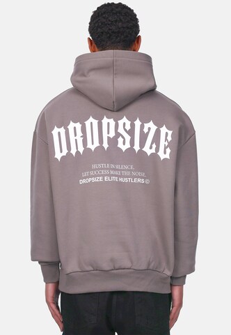 Dropsize Sweatshirt 'Elite Hustlers' in Brown: front