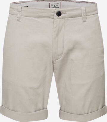 Pantaloni chino 'DAVE' di JACK & JONES in grigio: frontale