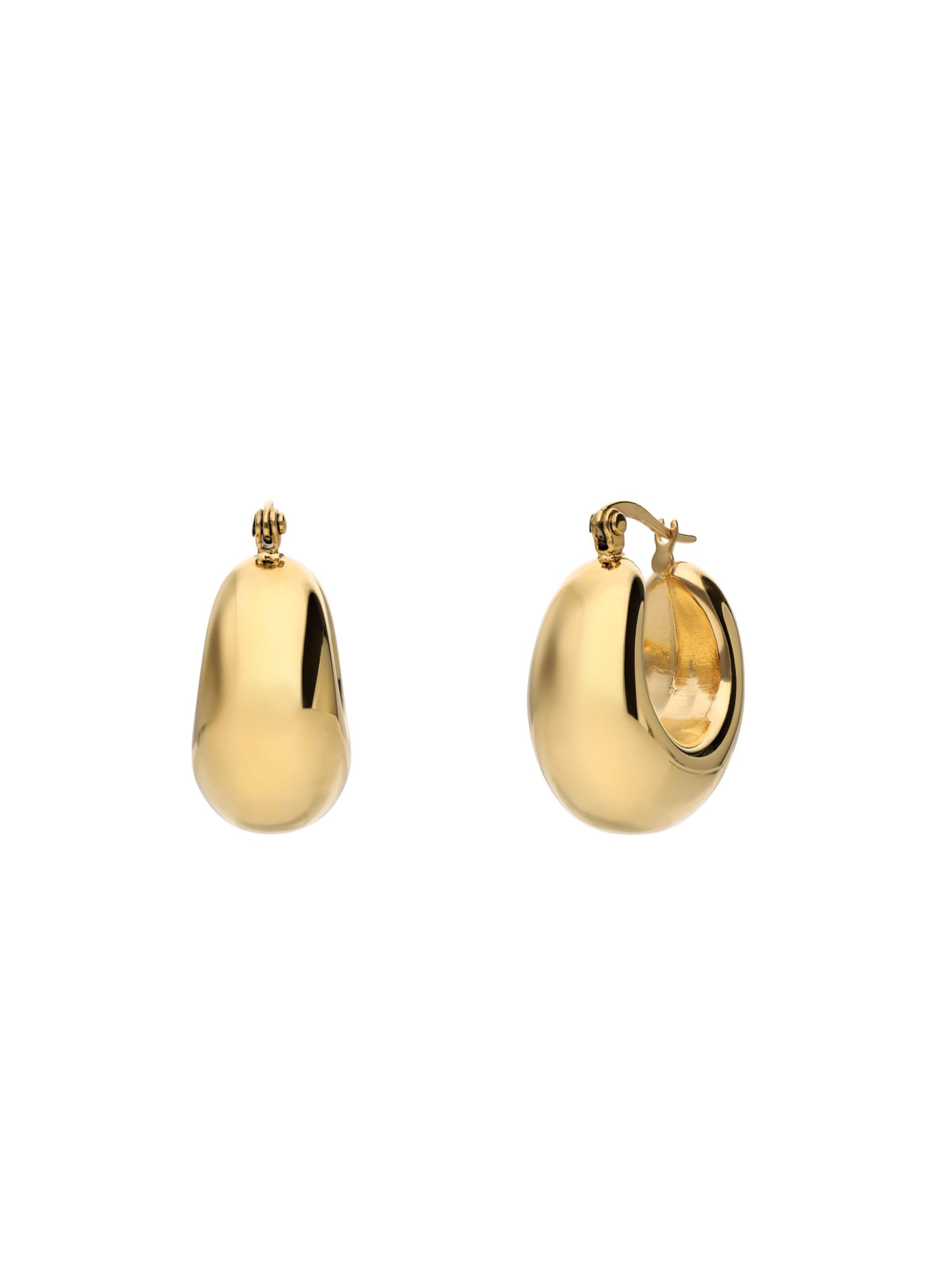 Lucardi Earrings 'Statement' in Gold: front