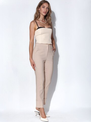 Regular Pantalon à plis Hiccup en beige