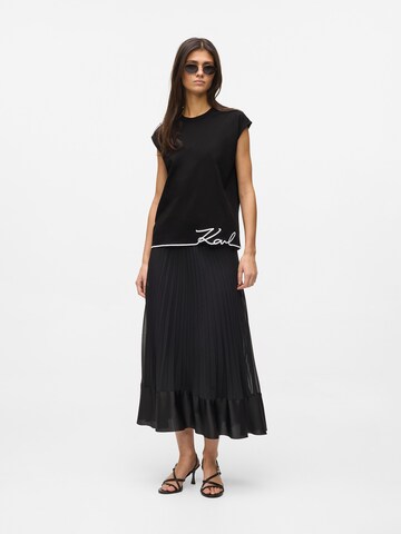 Karl Lagerfeld - Camiseta en negro