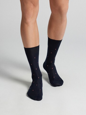 IUMAN Intimissimi Uomo Socks in Blue: front