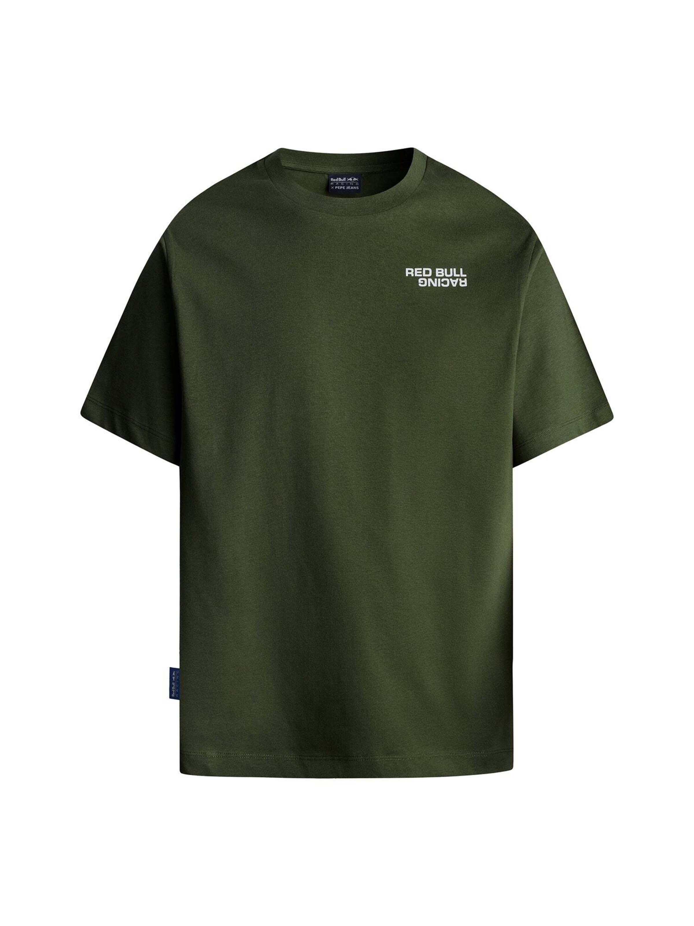 Maglietta di Red Bull Racing x Pepe Jeans in verde: frontale