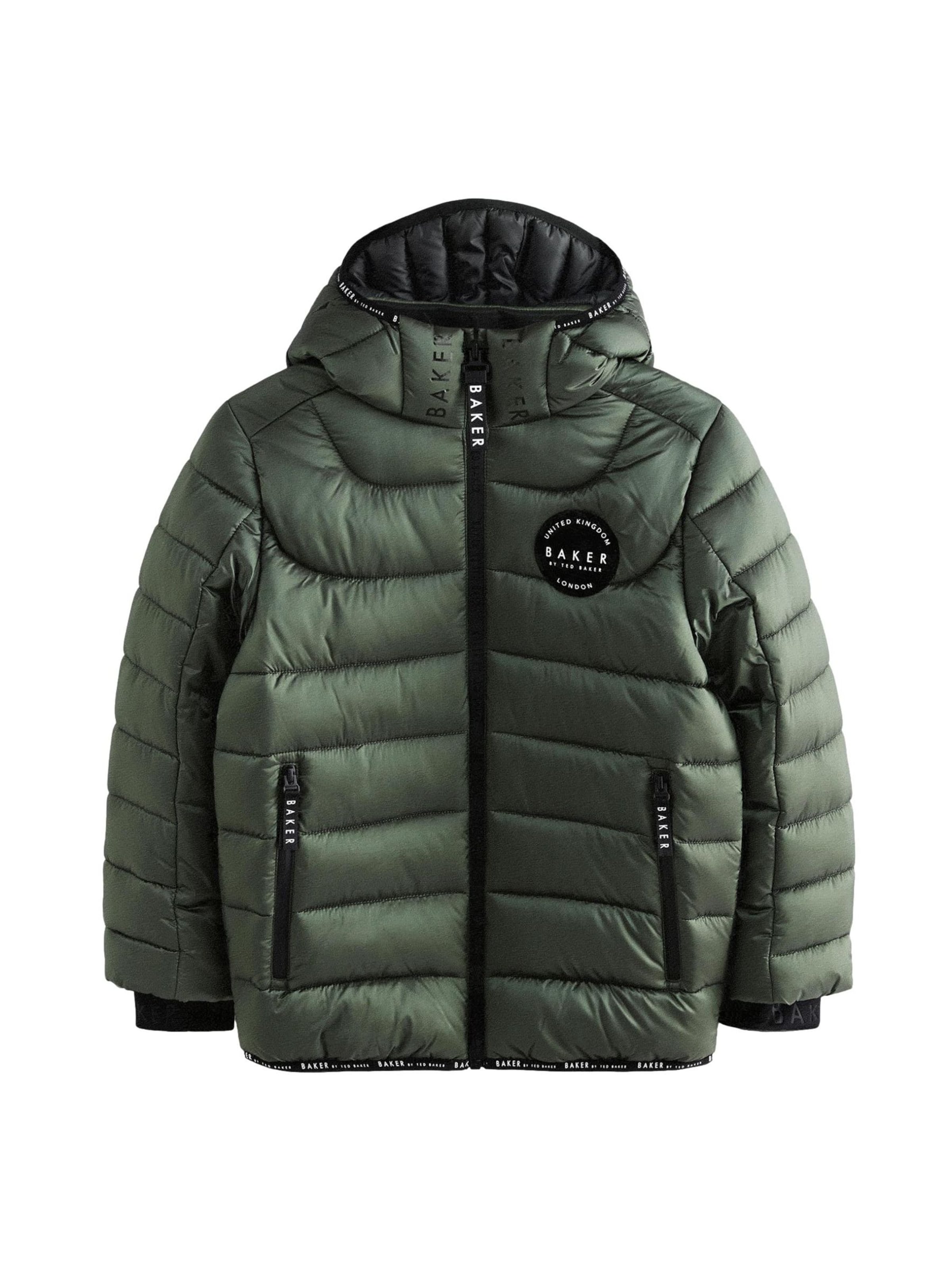 Baker by Ted Baker Зимно яке в зелено: отпред