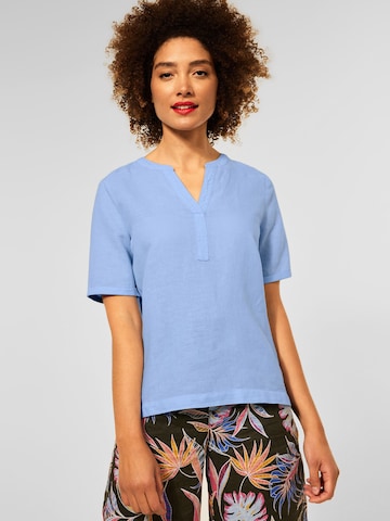 STREET ONE Blouse in Blue: front