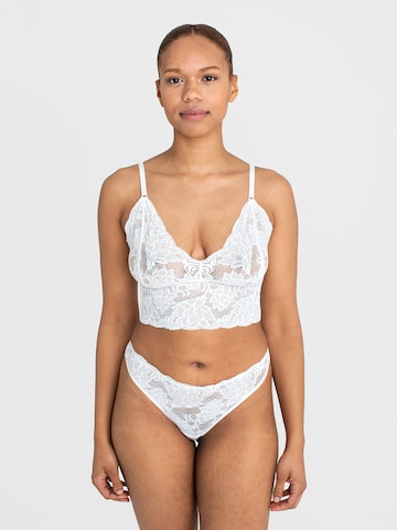 Erlich Textil - Triángulo Sujetador 'Ophelia' en blanco: frente