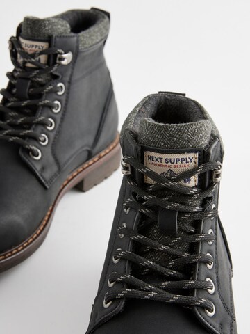 Next Lace-up boot in Black