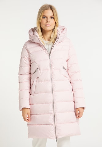 usha WHITE LABEL Winter Coat in Pink: front